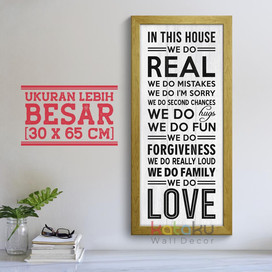 Jual Hiasan Dinding Rumah Poster Home Decor Pajangan Dinding Inspiratif