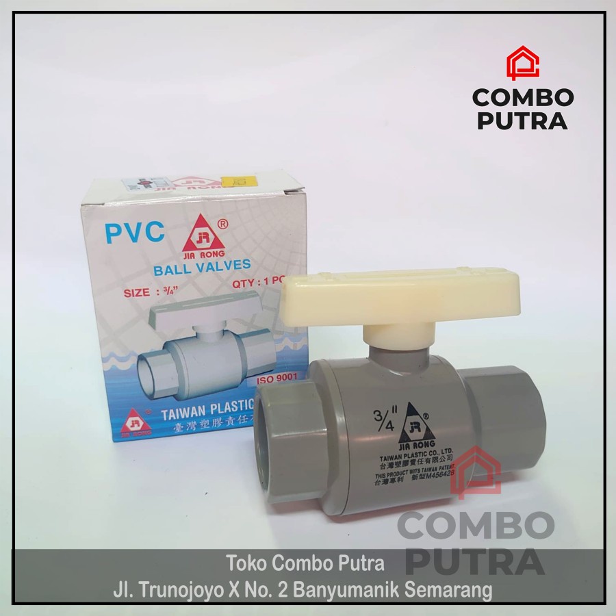 Jual Stop Kran Ball Valve PVC JIA RONG Shopee Indonesia