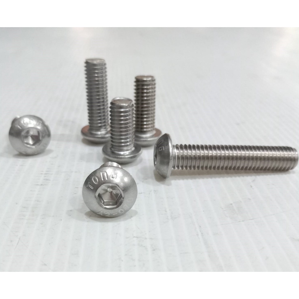 Jual BAUT L BUTTON STAINLESS M8 Shopee Indonesia