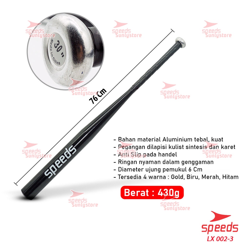 Jual Speeds Tongkat Stick Bat Baseball New Softball Pemukul Kasti