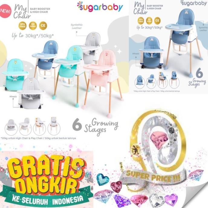 Jual Sugar Baby My Chair Baby Booster High Chair Growing Stages