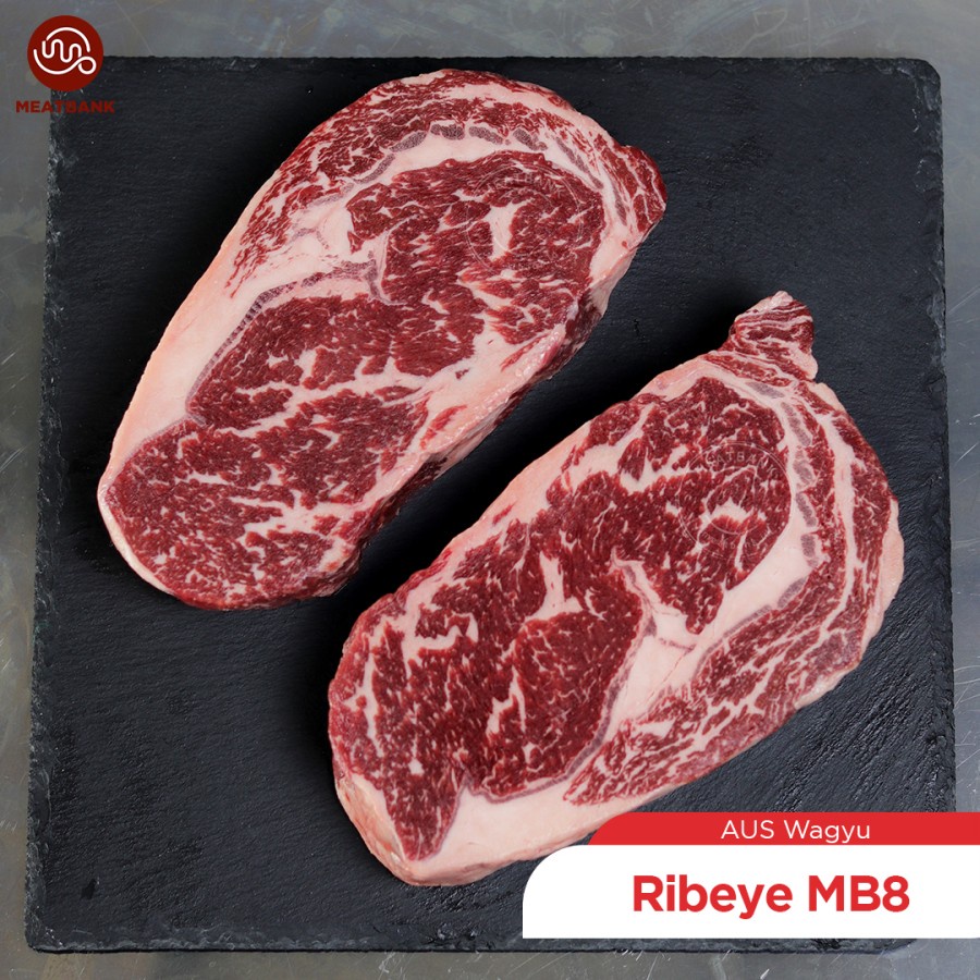 Jual MEATBANK RIBEYE WAGYU MB8 Daging Sapi Aussie Beef Steak Rib Eye MB