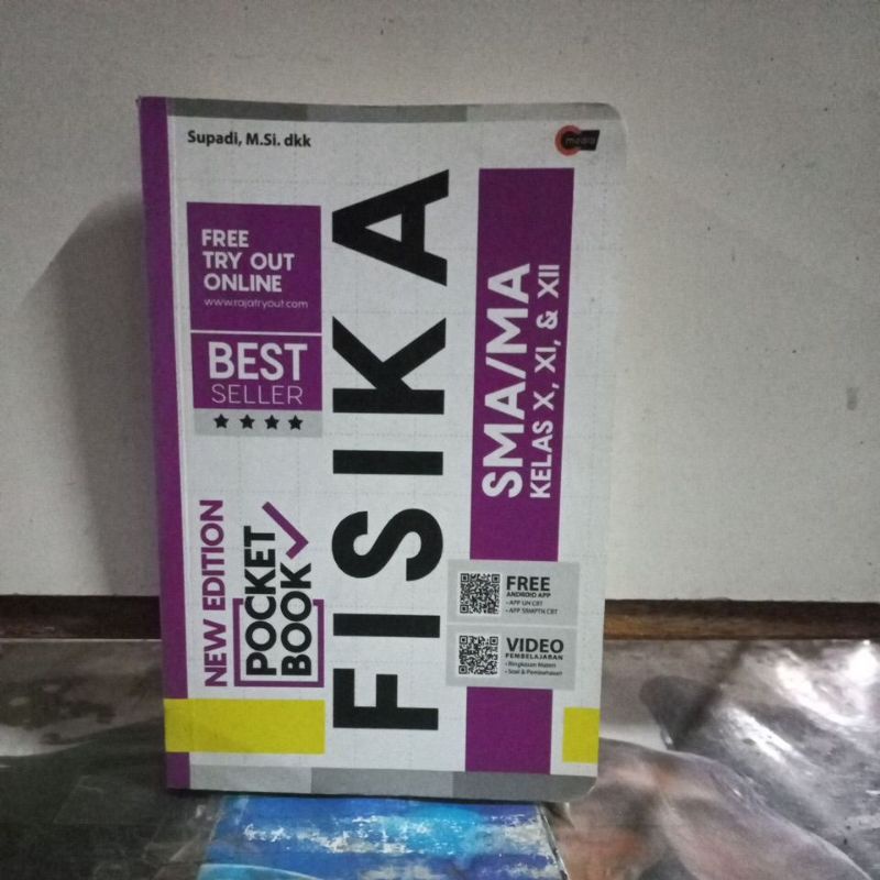 Jual Buku Bimbel New Edition Pocket Book Fisika Sma Ma Kelas X Xi