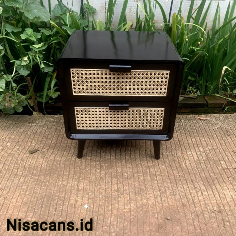 Jual Nisacans Id Meja Nakas Minimalis Meja Kecil Rotan Meja Nakas