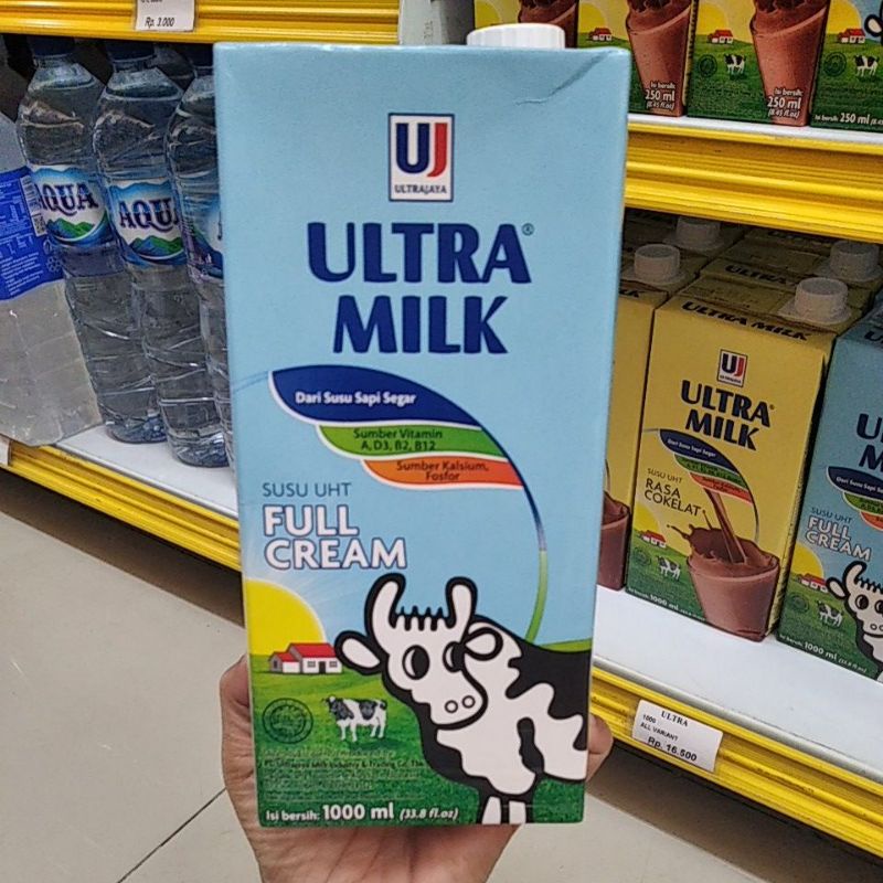 Jual Ultra Milk Uht Full Cream Ml Shopee Indonesia