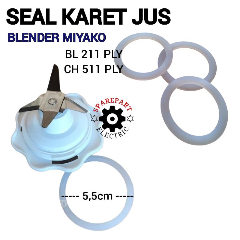 Jual Karet Seal Jus Anti Bocor Blender Miyako Model Baru Bl Ply