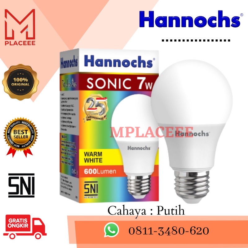 Jual Lampu Led Hannochs Sonic Watt Harga Murah Promo Shopee Indonesia