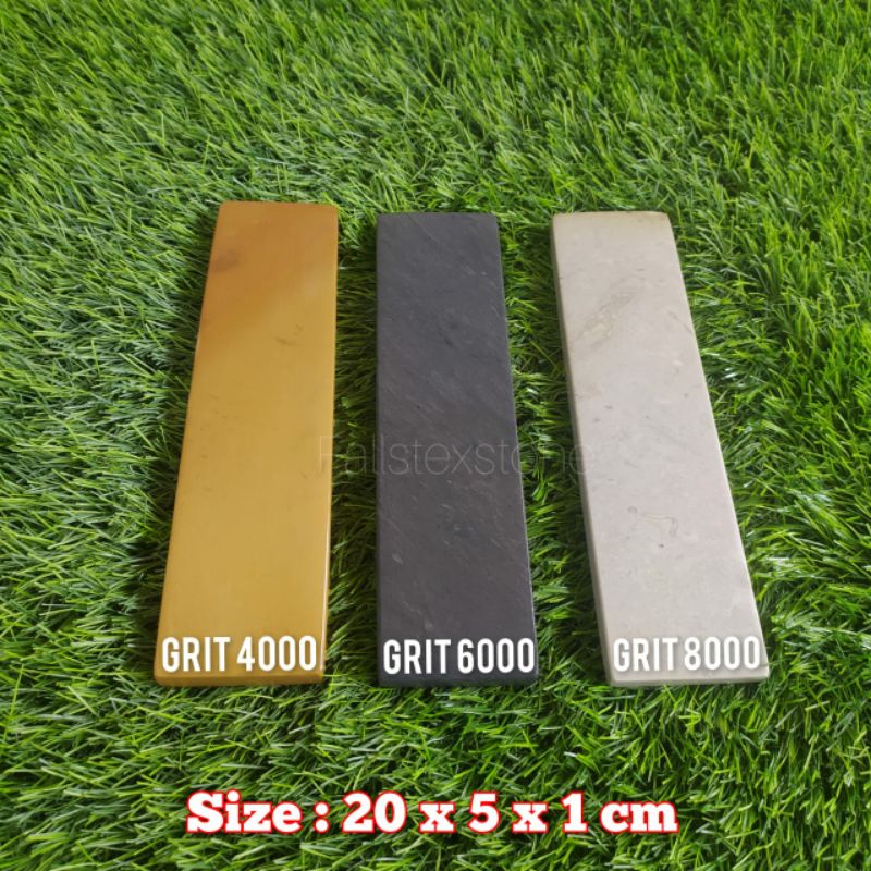 Jual Batu Asahan Deres Sadap Karet 1 Set Isi 3 Pcs Dimensi 20x5x1cm