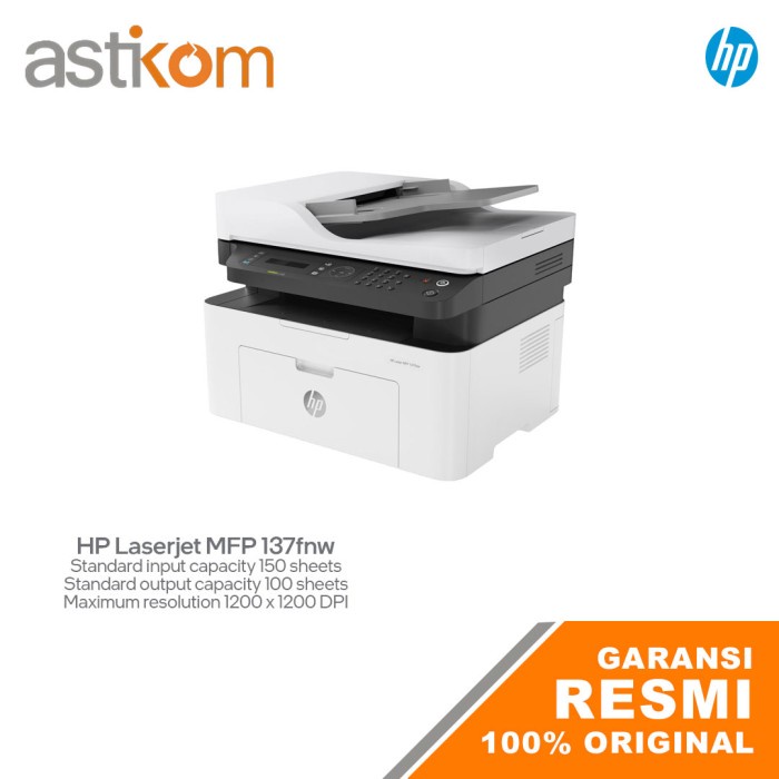 Jual Printer HP Laser MFP 137fnw Print Scan Copy Fax Shopee Indonesia