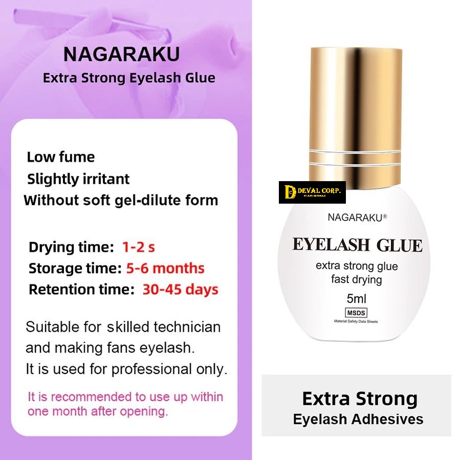 Jual Lem Nagaraku Gold Eyelash Extension Tahan Minggu Shopee