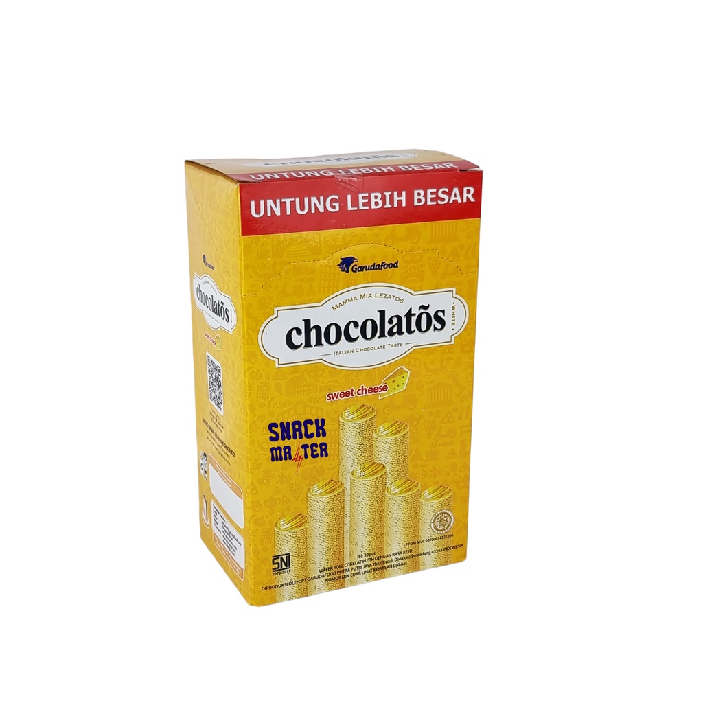 Jual Chocolatos Wafer Roll Long Netto 20 Pcs X 16 Gr Shopee Indonesia