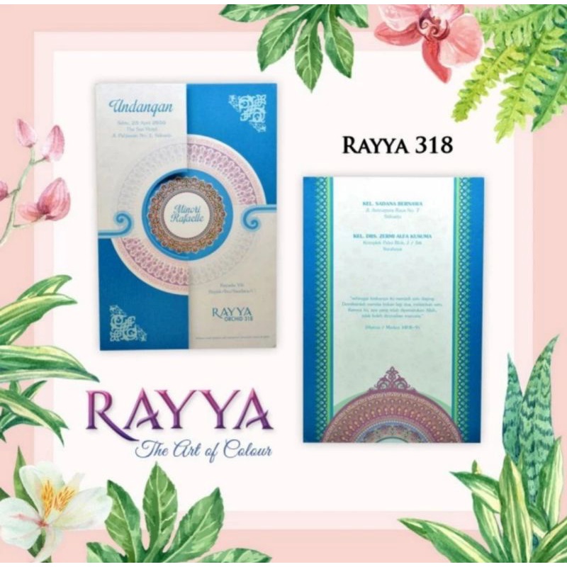 Jual Rayya 318 Blangko Undangan Nikah Ultah Khitan Shopee Indonesia