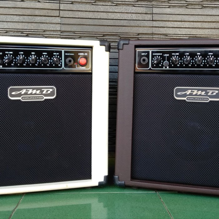 Jual Amplifier Ampli Gitar Amb Sudah Dilengkapi Delay Distorsi