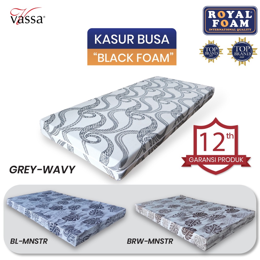 Jual KASUR BUSA ROYAL FOAM BLACK FOAM GARANSI 10 TAHUN Shopee