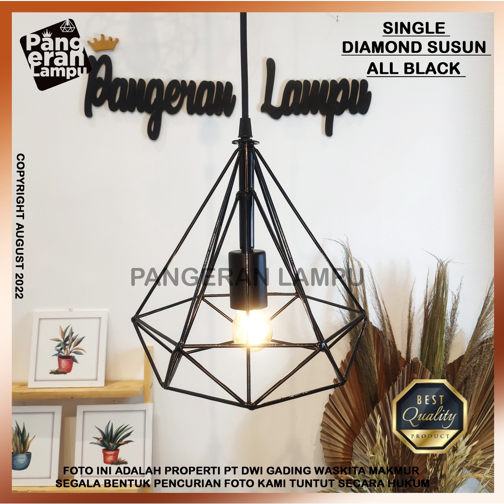 Jual Lampu Gantung Lampu Hias Lampu Void Estetik Industrial Modern