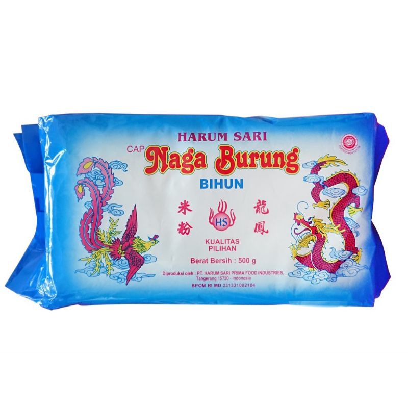 Jual Bihun Beras Naga Burung Harum Sari 500gr Rice Vermicelli