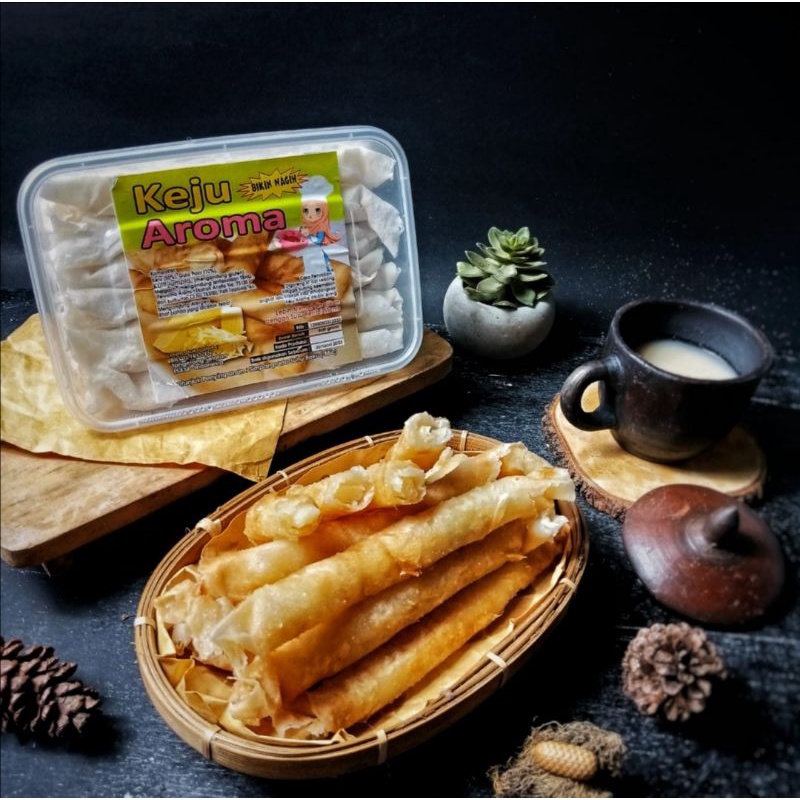 Jual Keju Aroma Isi 12pcs Lumpia Keju Cheese Stick Keju Stik Frozen