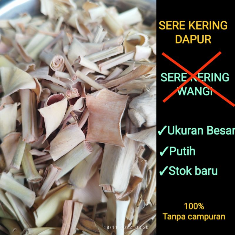 Jual Sere Serai Sereh Kering Kg Asli Tidak Campuran Sere Wangi