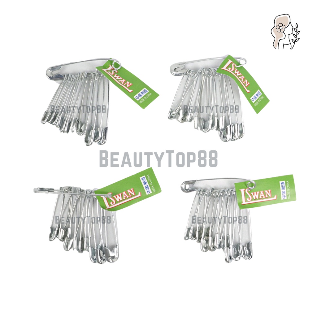 Jual Peniti L Swan Per Set Safety Pin L Swan Hijab Jilbab Serbaguna