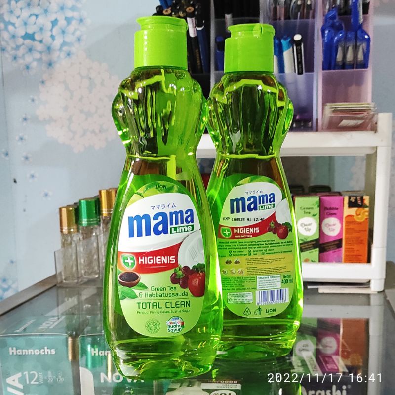 Jual Mama Lime Total Clean 400ml Botol Pencuci Piring Higienis Dengan