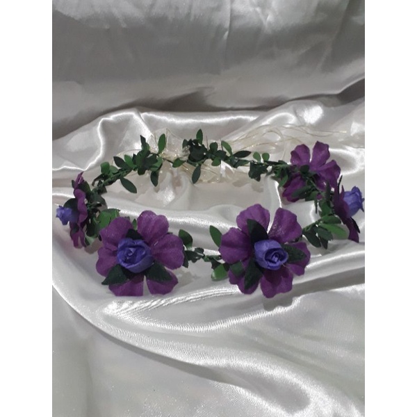 Jual FLOWER CROWN BUNGA KUNCUP SERUNI BANDO MAHKOTA BUNGA HIASAN