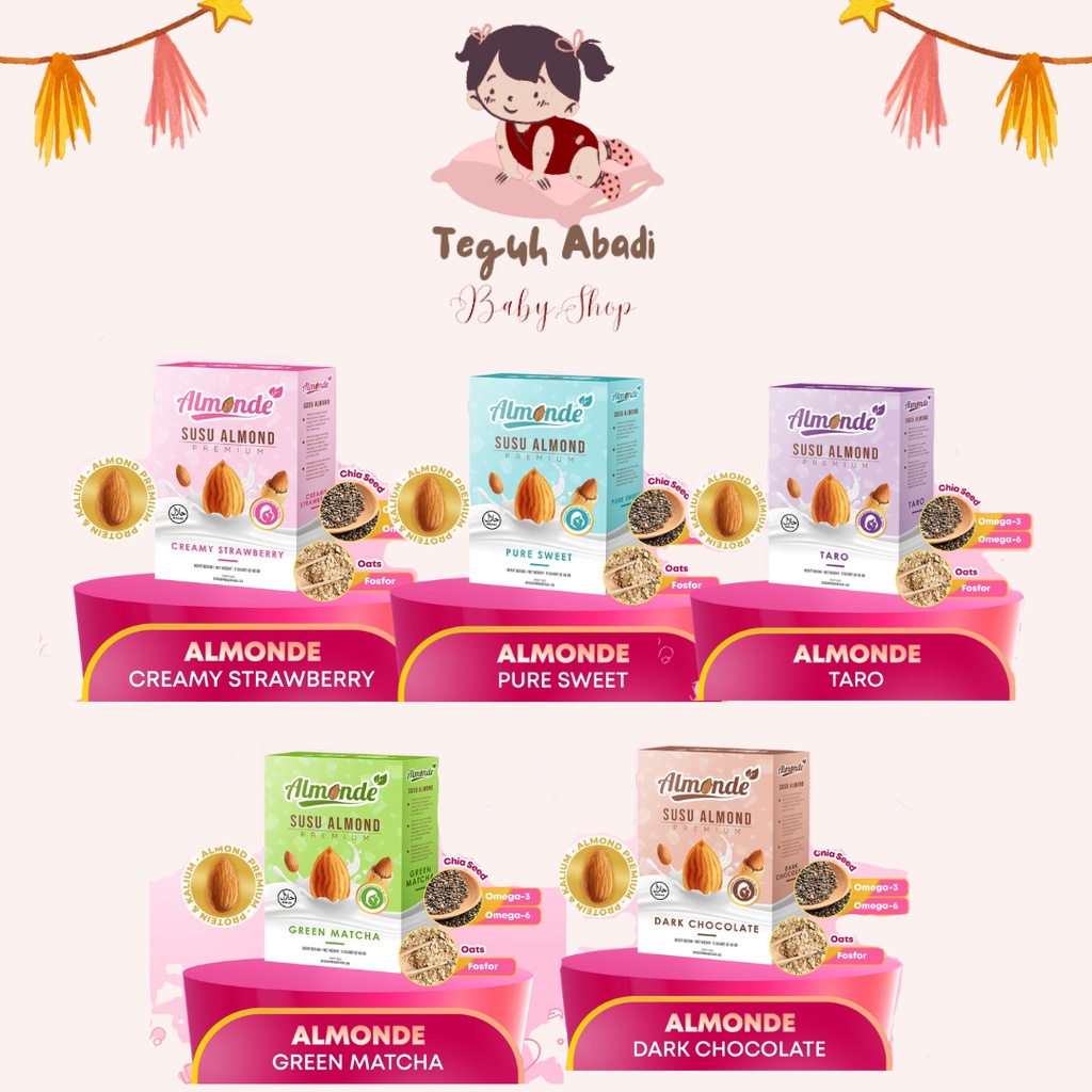 Jual TA Almonde Susu Pelancar ASI Almond Milk Ibu 200g Shopee