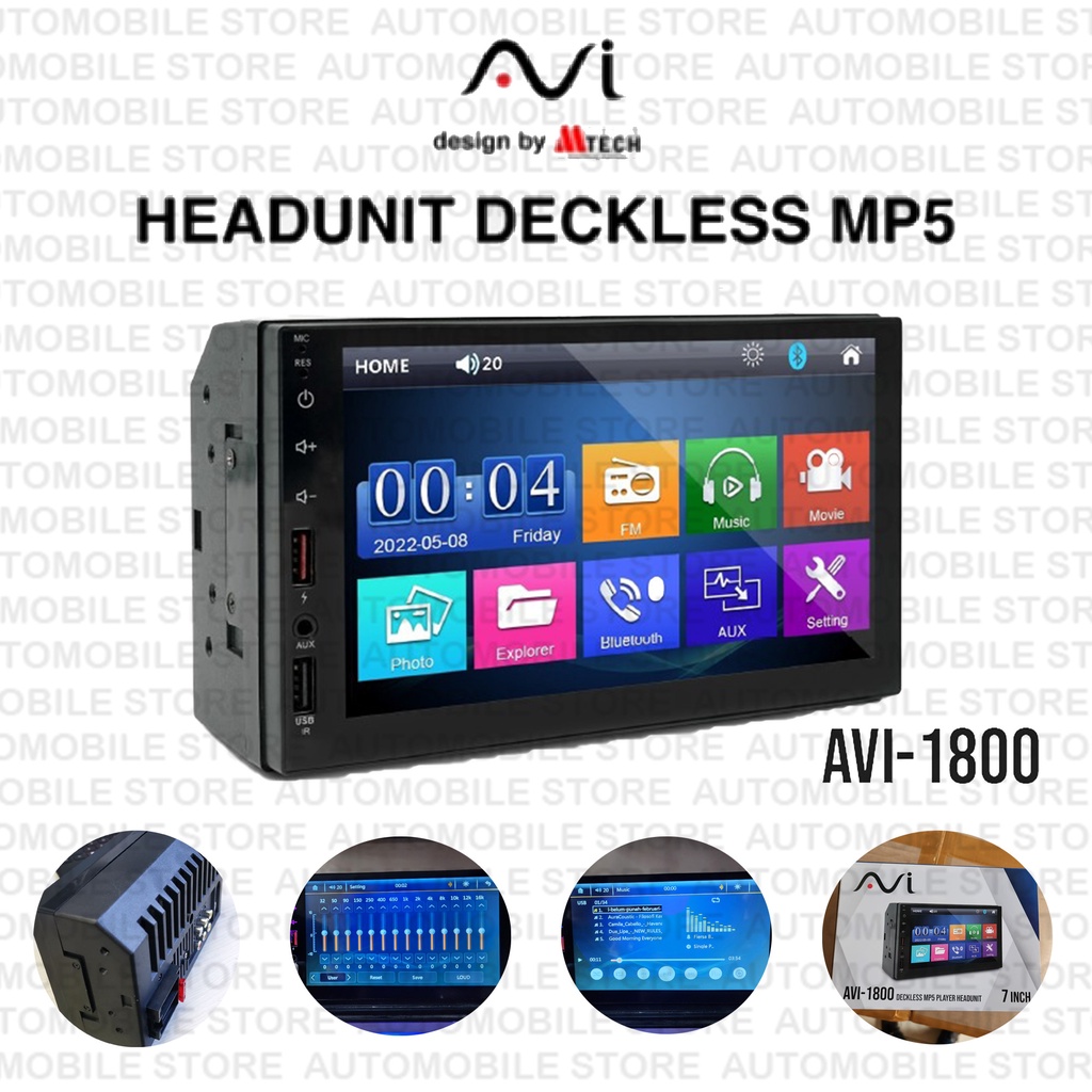 Jual Avi Head Unit Deckless Double Din Universal Mobil Mirrorlink