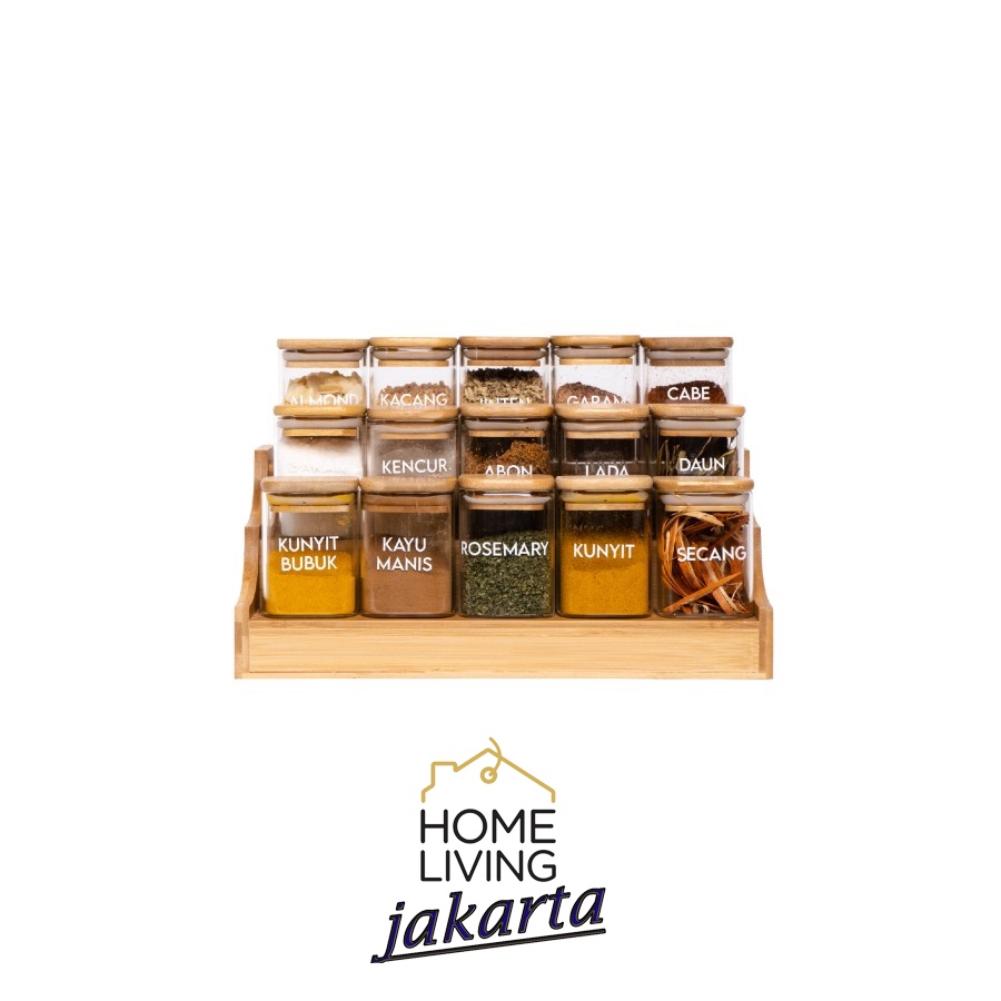 Jual Kara Non Expandable Tempat Rak Bumbu Dapur Serbaguna Tingkat