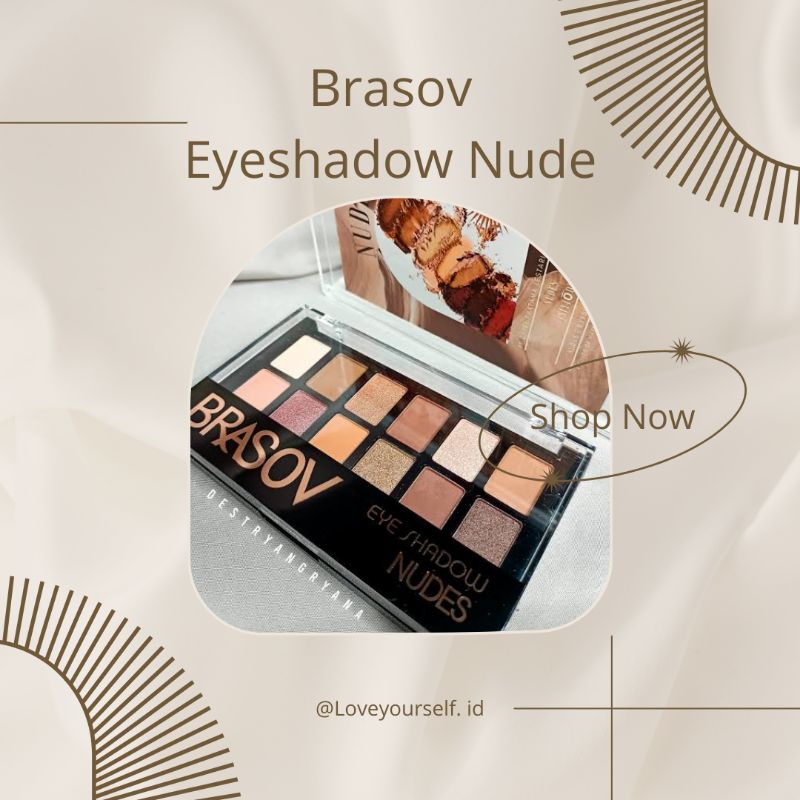 Jual Eyeshadow Brasov Nude Eyeshadow Nude Colours Shopee Indonesia