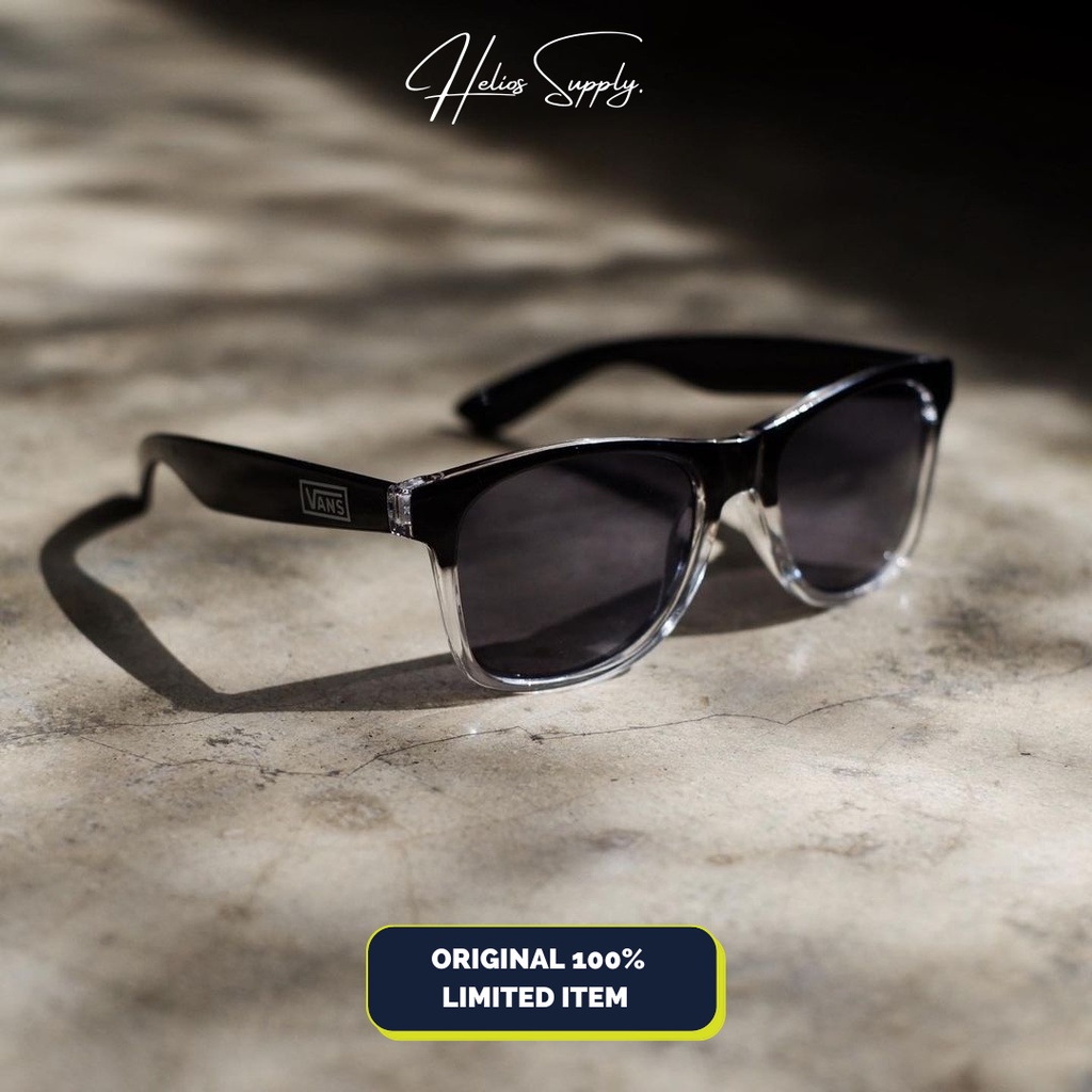 Jual Kacamata Vans Spicoli Shades Clear Black Original Shopee Indonesia