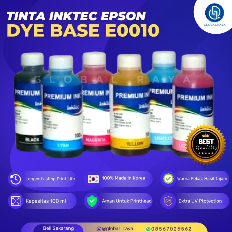 Jual Tinta Refill Inktec Epson E Ml For Epson Printer Shopee