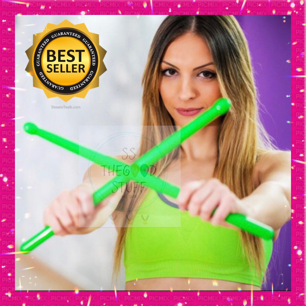 Jual Stick Pound Fit Workout Ripstix Poundfit Stick Nylon Shopee