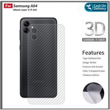 Jual Sticker Skin Carbon Samsung Galaxy A04 A04E A04S Back Skin