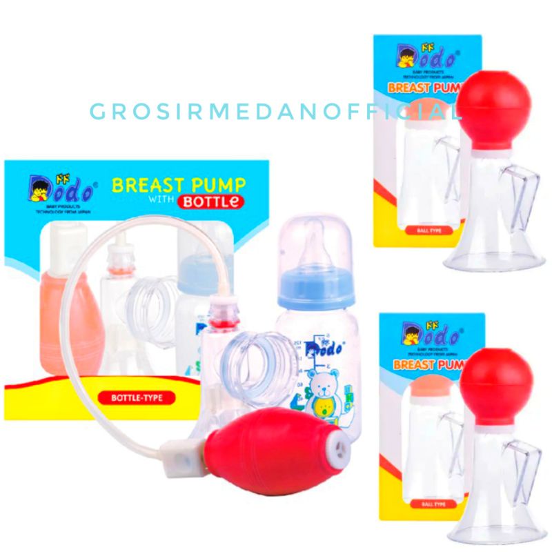 Jual DODO BREAST PUMP DENGAN BOTOL PENAMPUNG ASI POMPA ASI MANUAL