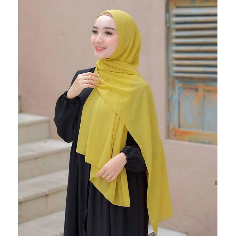 Jual Pashmina Ceruty Babydoll Premium Shopee Indonesia