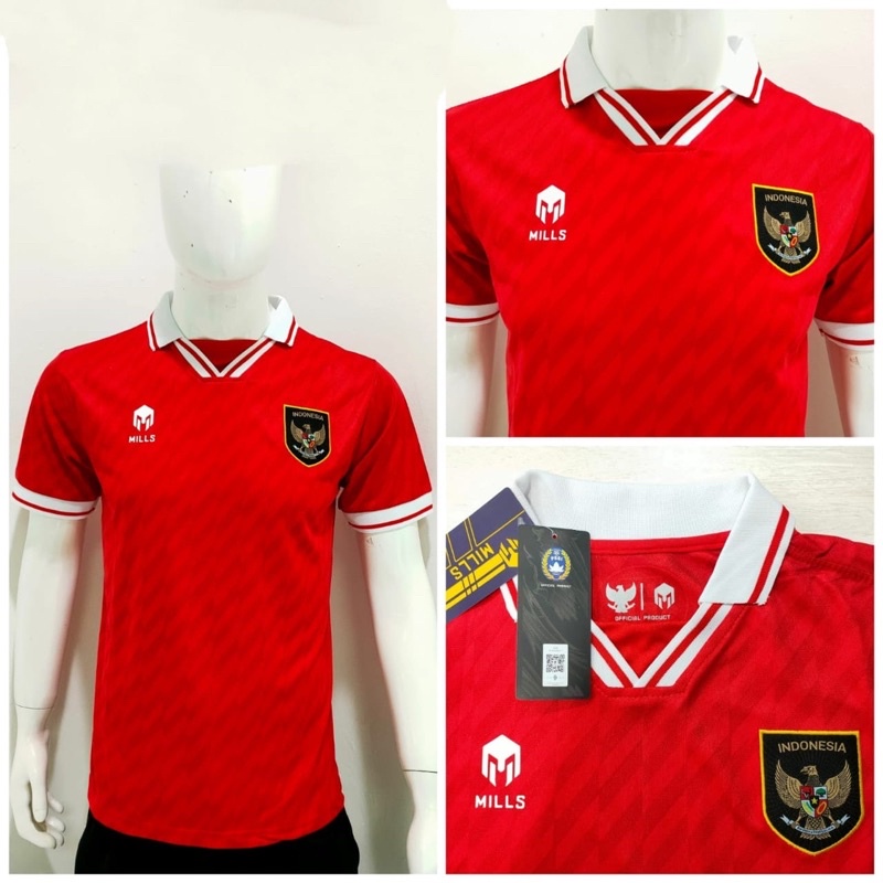 Jual JERSEY BOLA TIMNAS INDONESIA HOME NEW 2023 GRADE ORI IMPORT