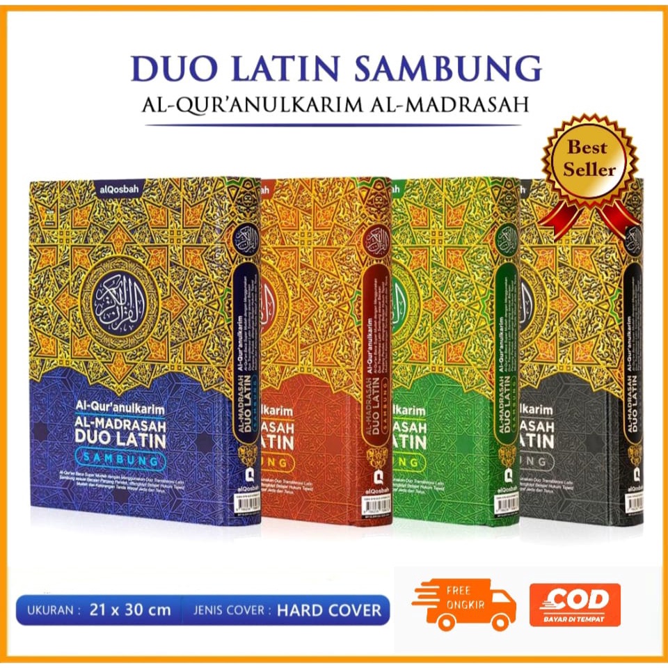 Jual Alquran Besar Ukuran A4 Alquranunkarim Al Madrasah Duo Latin Al