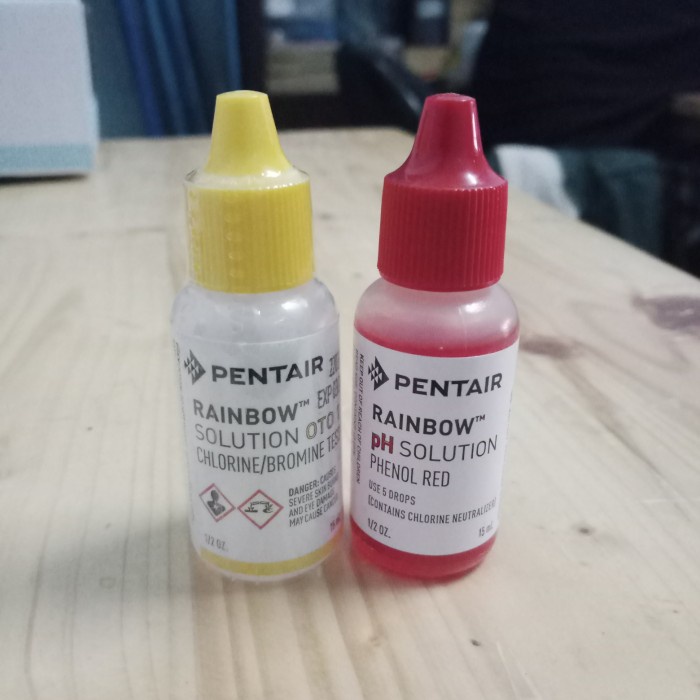 Jual REFILL ISI ULANG PH CHLORINE PENTAIR 15ML TEST KIT KOLAM RENANG