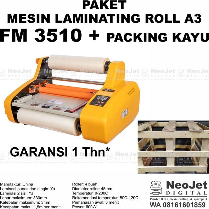 Jual Mesin Laminating Roll A Fm Laminasi Fm Kertas Doff