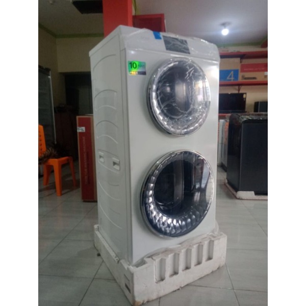 Jual MESIN CUCI FRONT LOADING 16 KG AQUA FQW 1600TD NO COD Shopee