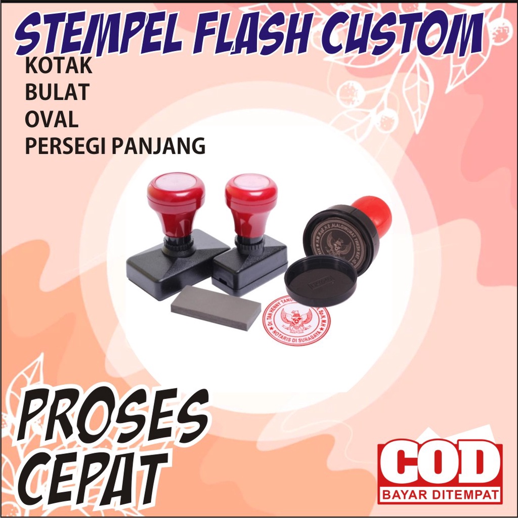 Jual Stempel Otomatis Termurah Stempel Custom Design Shopee Indonesia