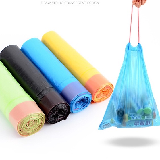 Jual Kantong Plastik Sampah Roll Dengan Tali X Cm Isi Lembar