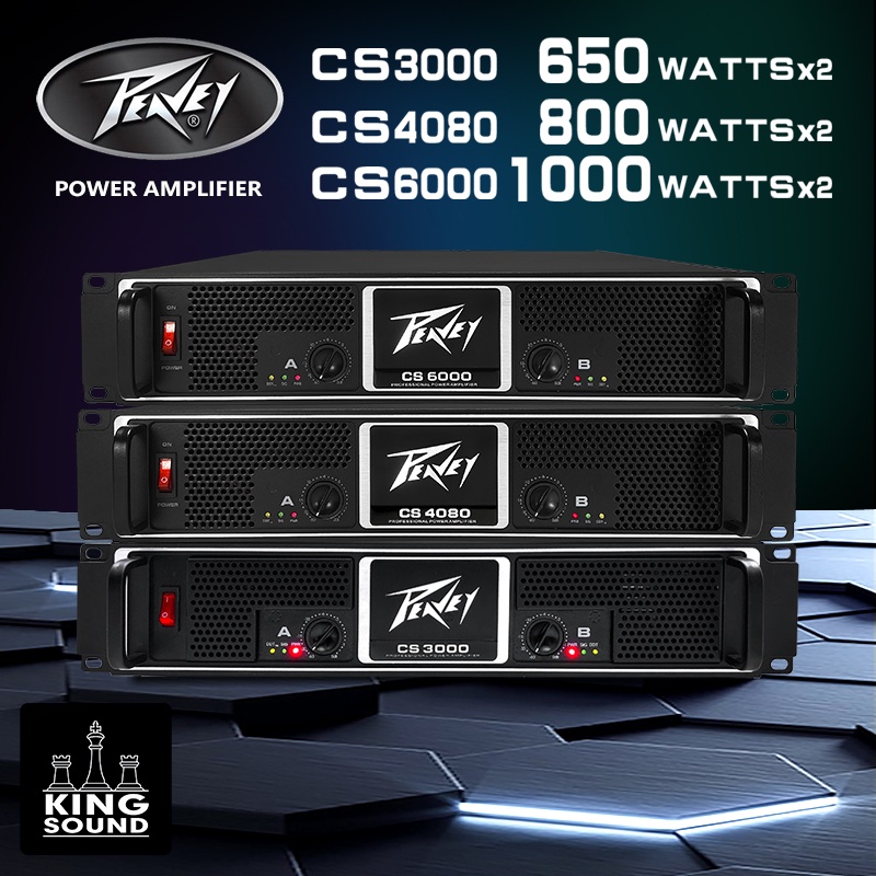 Jual Peavey CS3000 CS4080 CS6000 Audio Amplifier Dua Saluran 8 Ohm 650