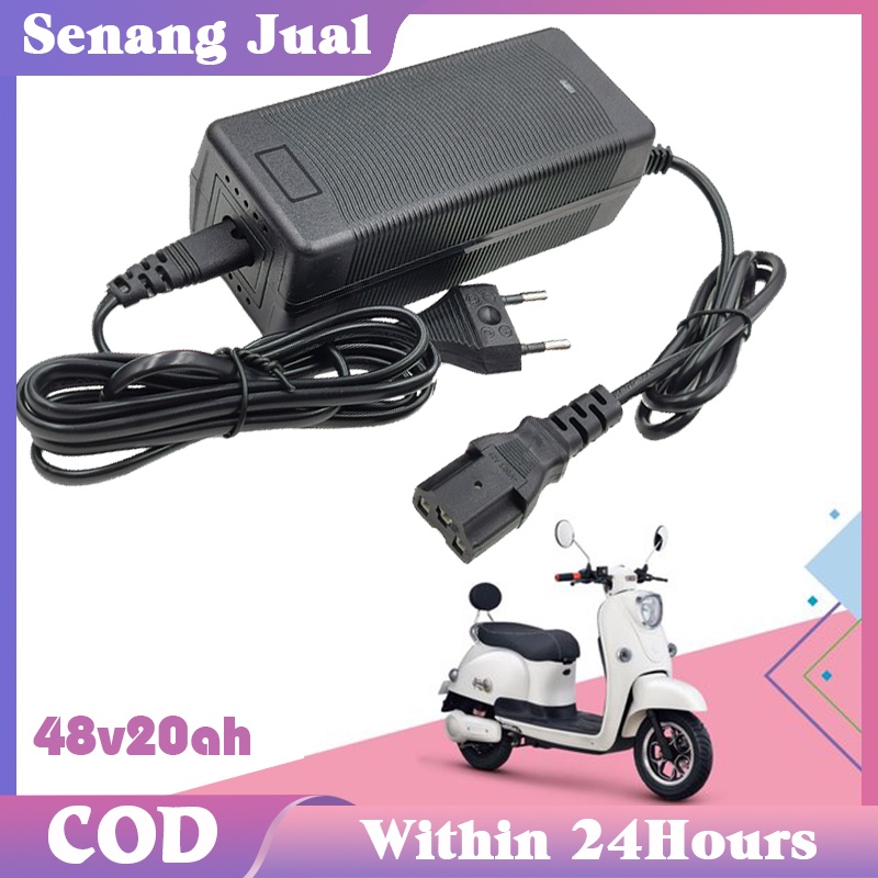 Jual Charger Sepeda Listrik V Ah Universal Charger Motor Listrik