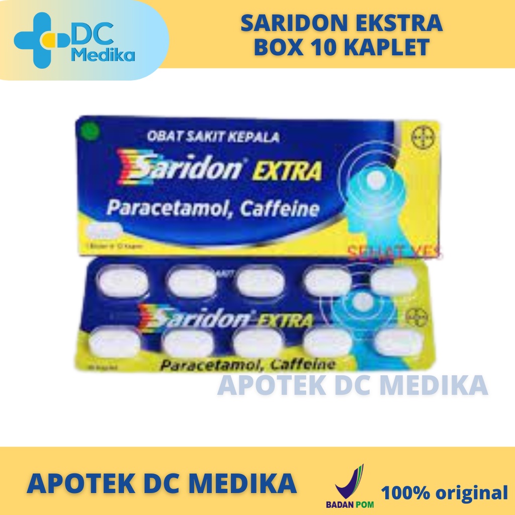 Jual SARIDON EXTRA Obat Sakit Kepala Shopee Indonesia