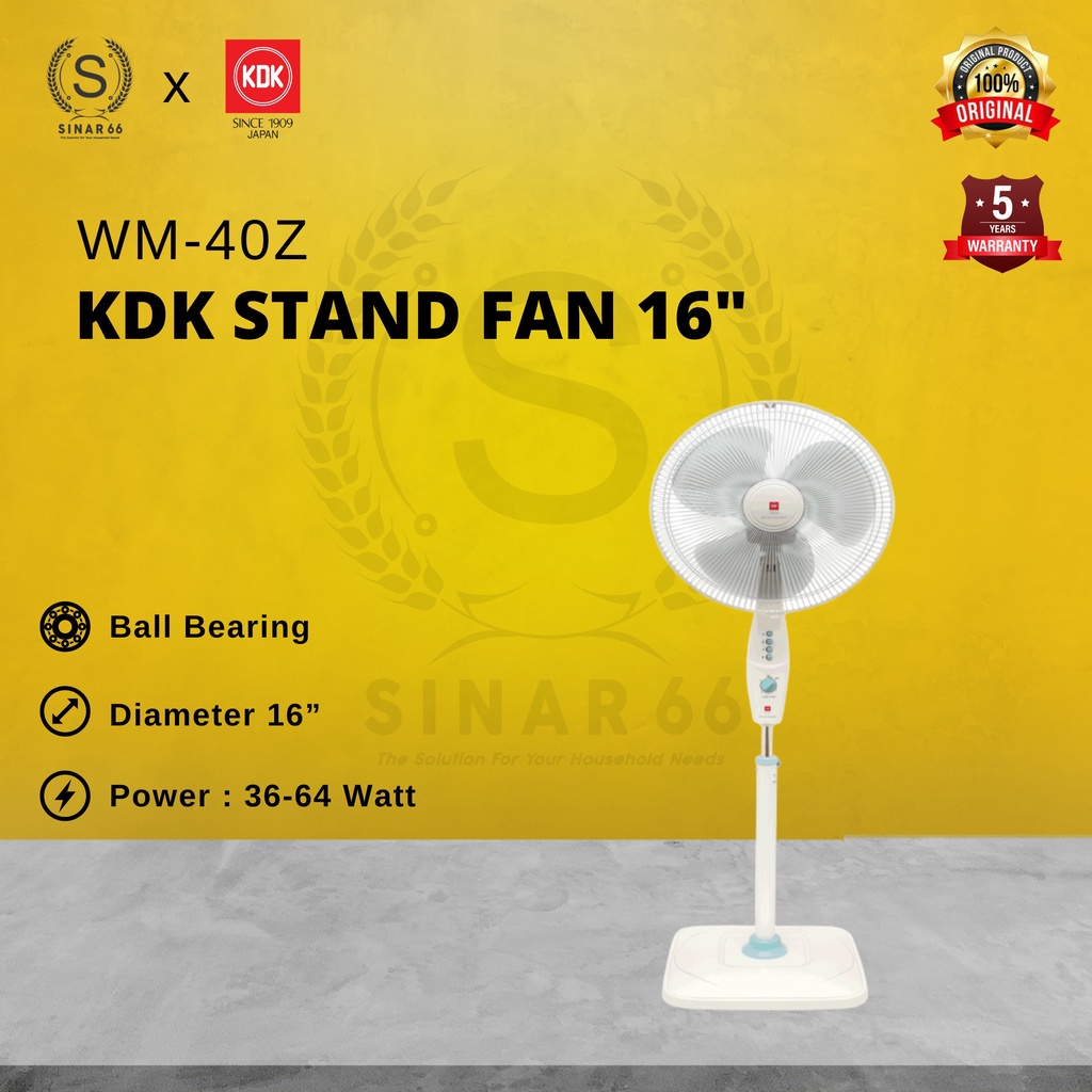 Jual KDK STAND FAN KIPAS ANGIN BERDIRI 16 WM40Z WM 40Z Shopee Indonesia