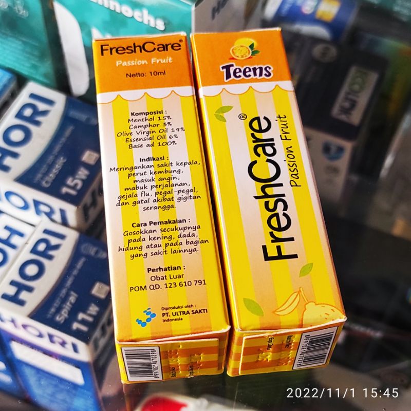 Jual Freshcare Teens Passion Fruit 10ml Roll On Minyak Angin