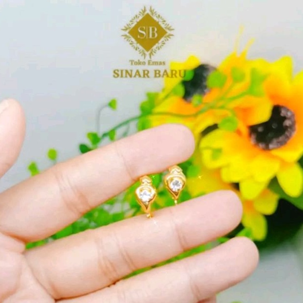 Jual Emas Asli K Anting Model Mata Shopee Indonesia