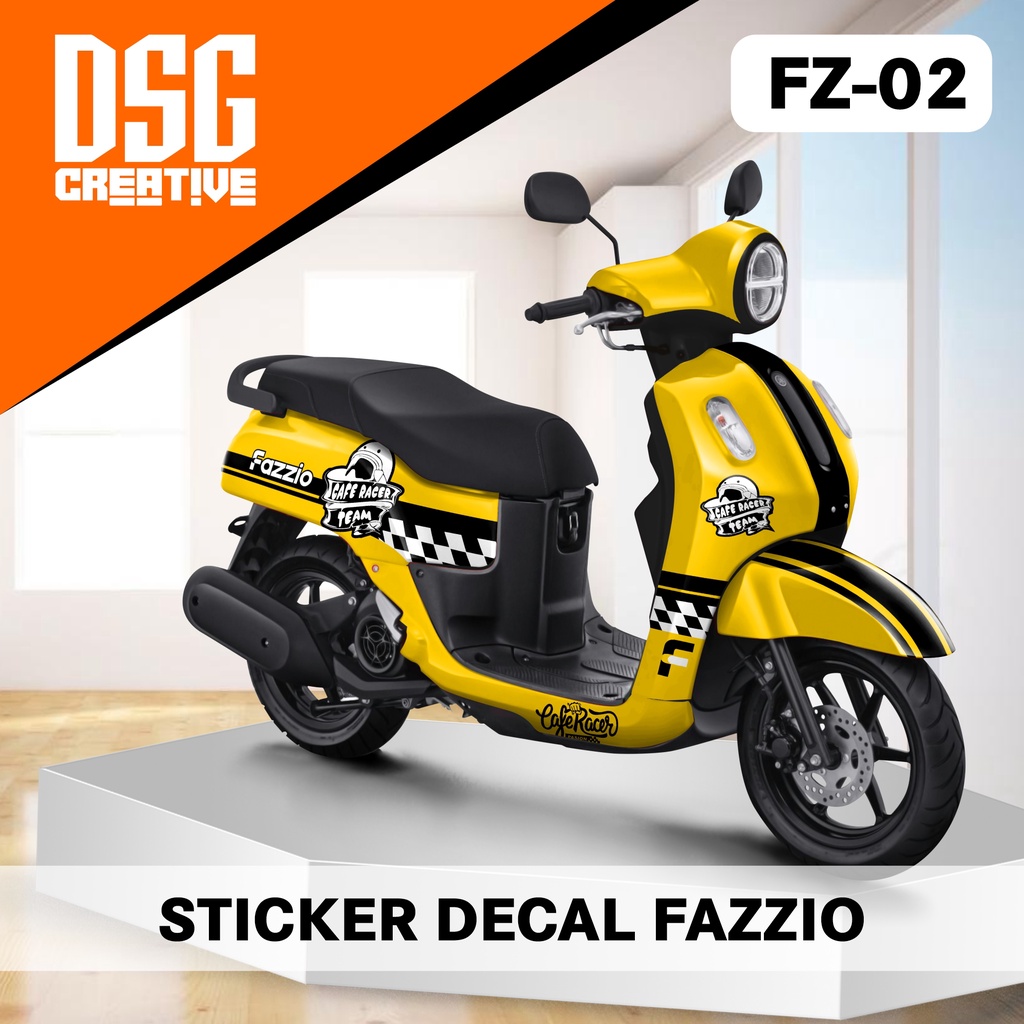 Jual STICKER DECAL YAMAHA FAZZIO FULL BODY KODE FZ02 Shopee Indonesia