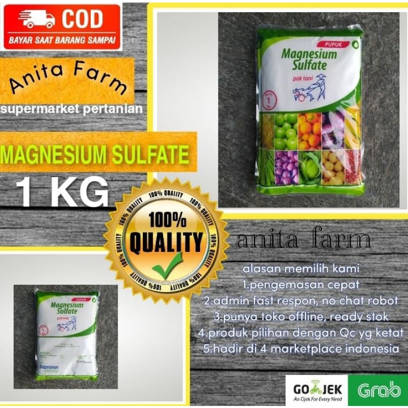 Jual Pupuk Magnesium Sulfate Pak Tani Ori Kg Shopee Indonesia